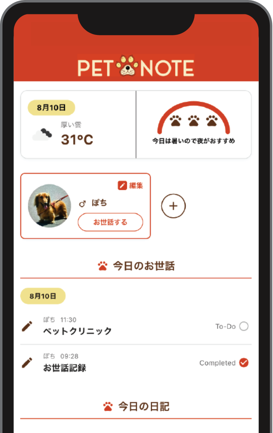 PET NOTE
